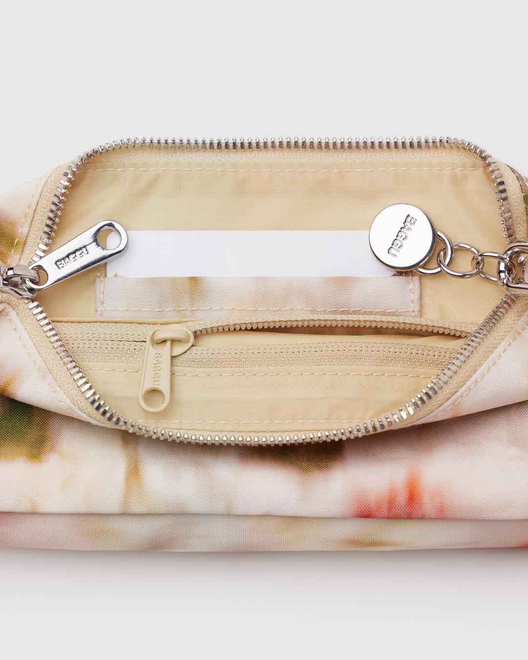Abstract Floral Nylon Pochette