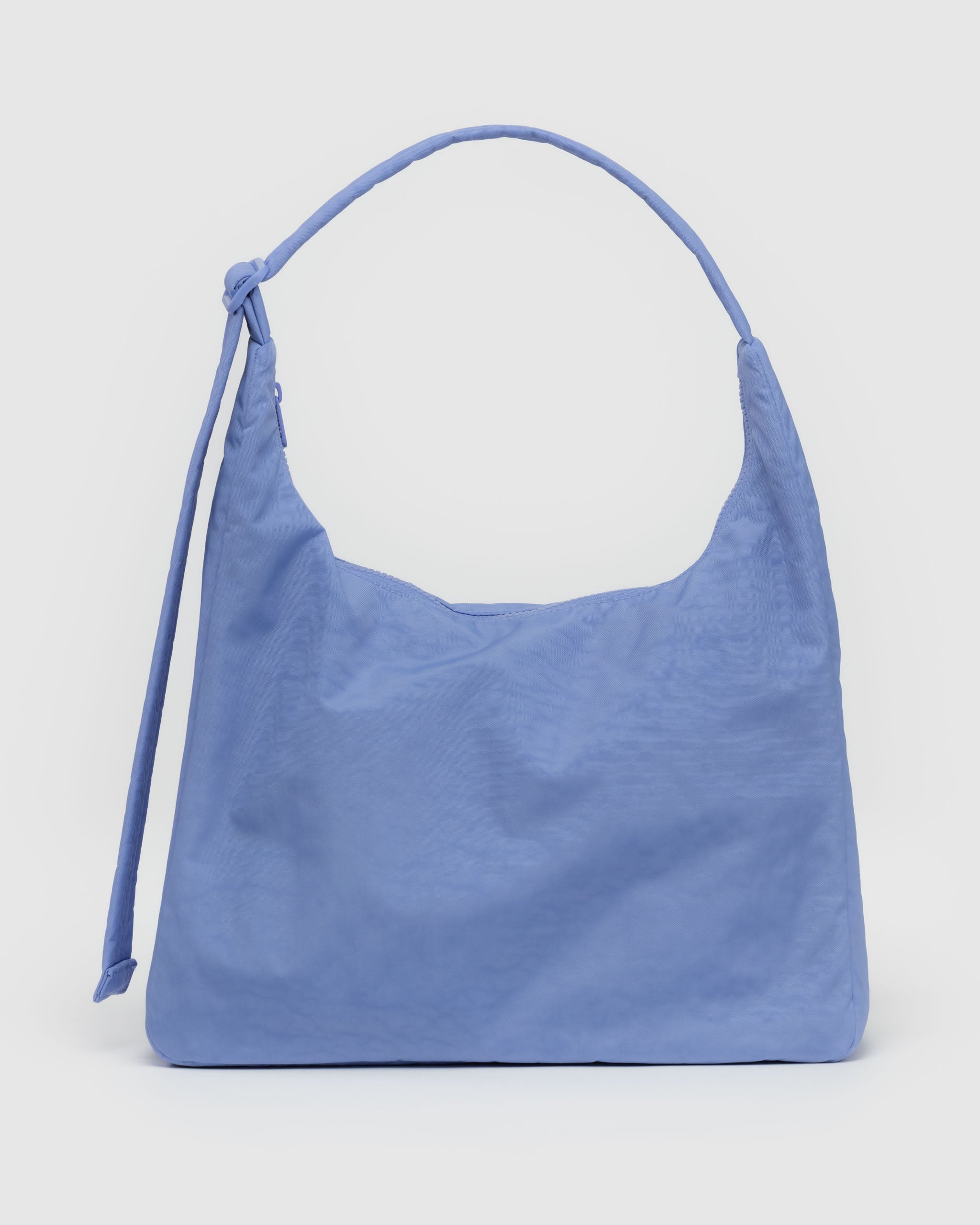A BAGGU recycled nylon shoulder bag in Cornflower