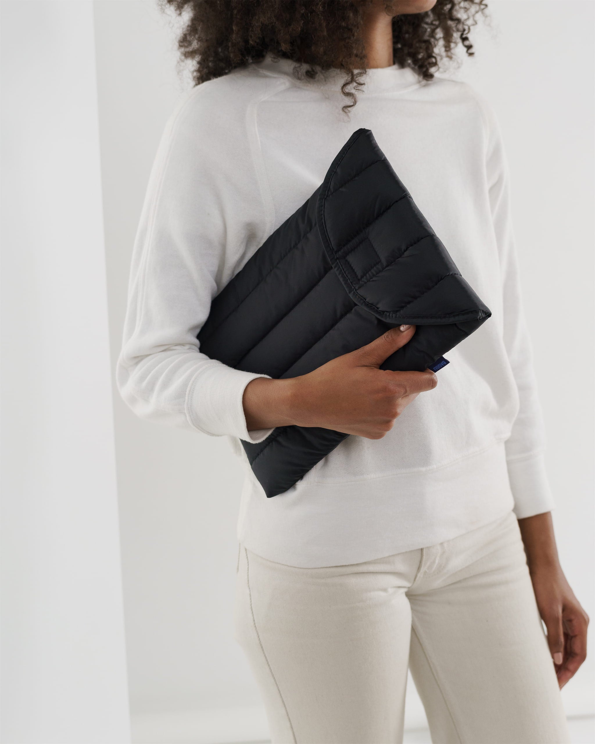 Black 13/14" Puffy Laptop Sleeve | Laptop Sleeve