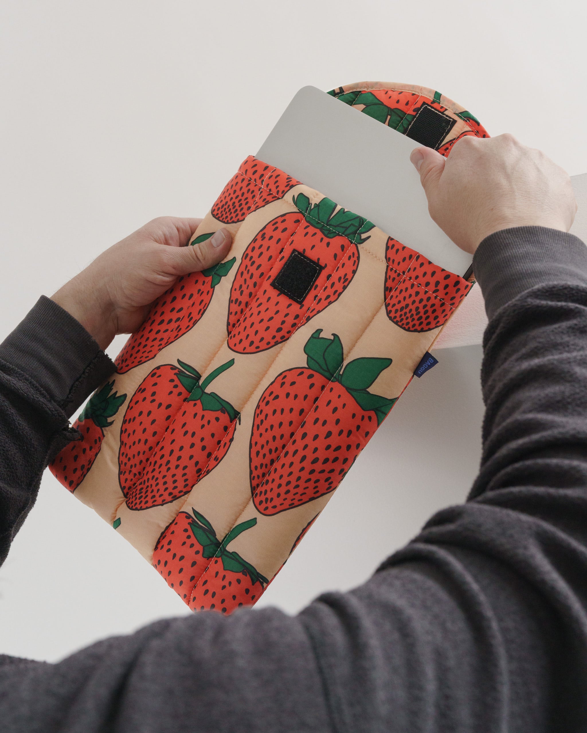 Strawberry 13/14" Puffy Laptop Sleeve | Laptop Sleeve