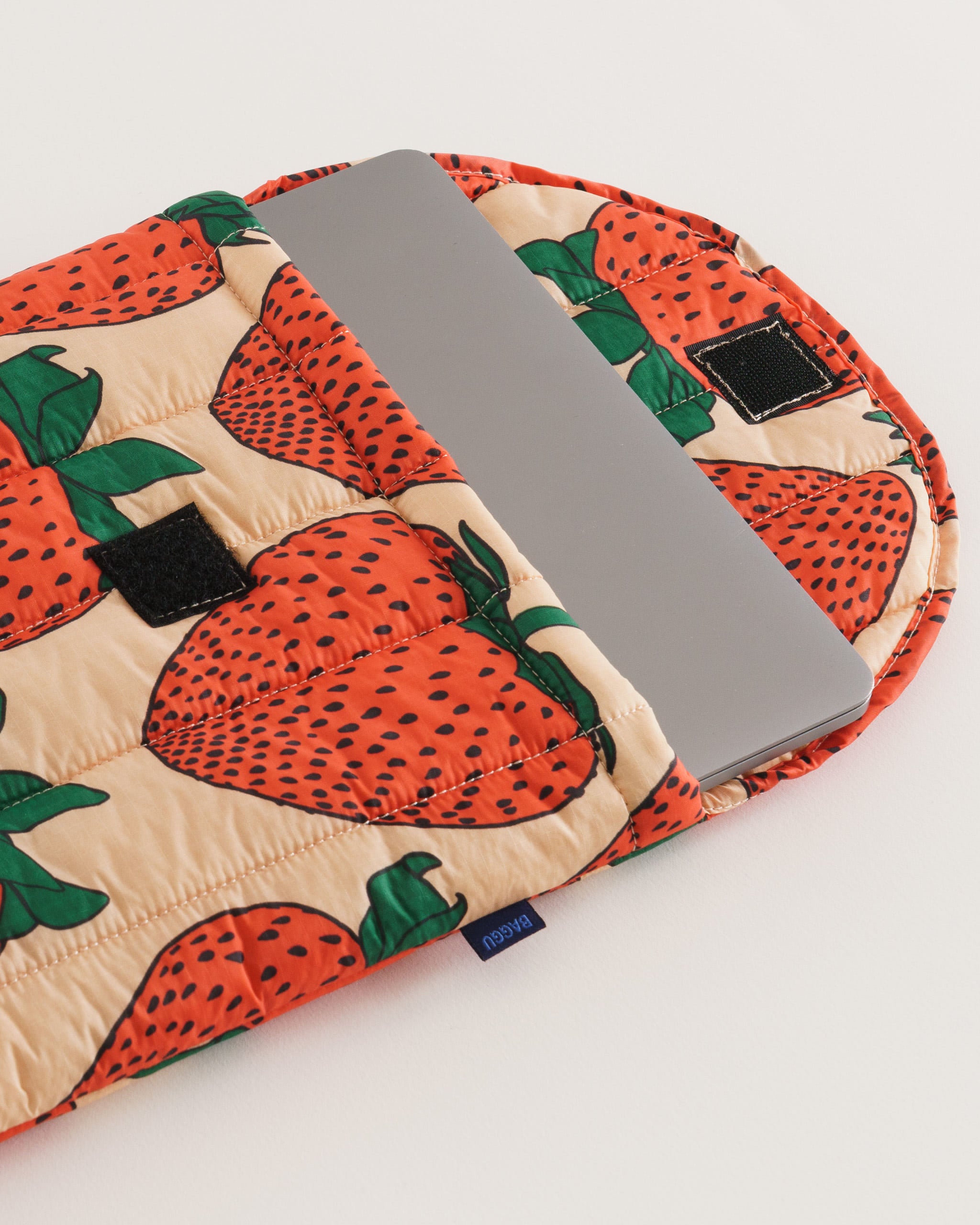 Strawberry 16" Puffy Laptop Sleeve | Laptop Sleeve