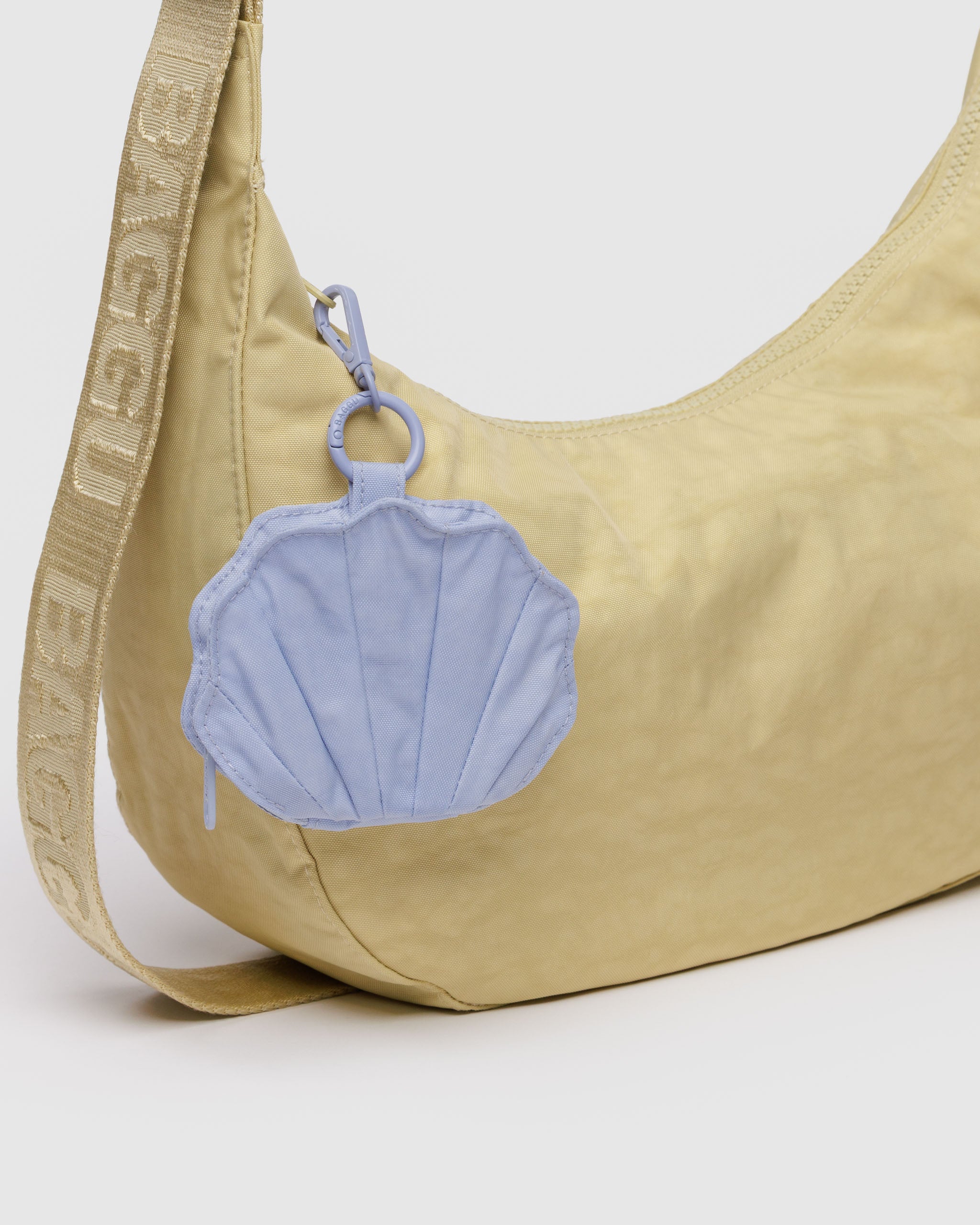 Lavender Grey Shell Charm