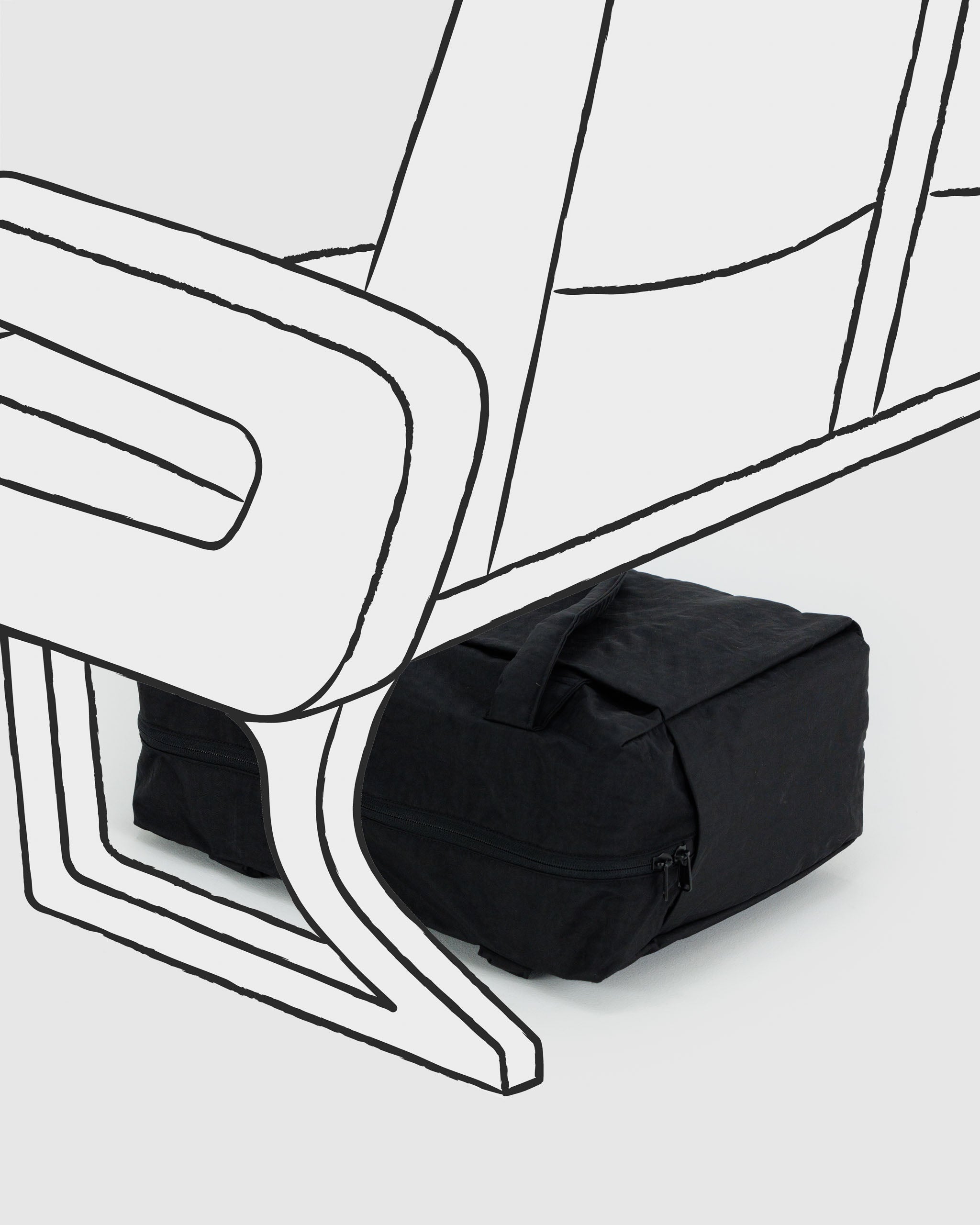 Black Small Cloud Carry-on