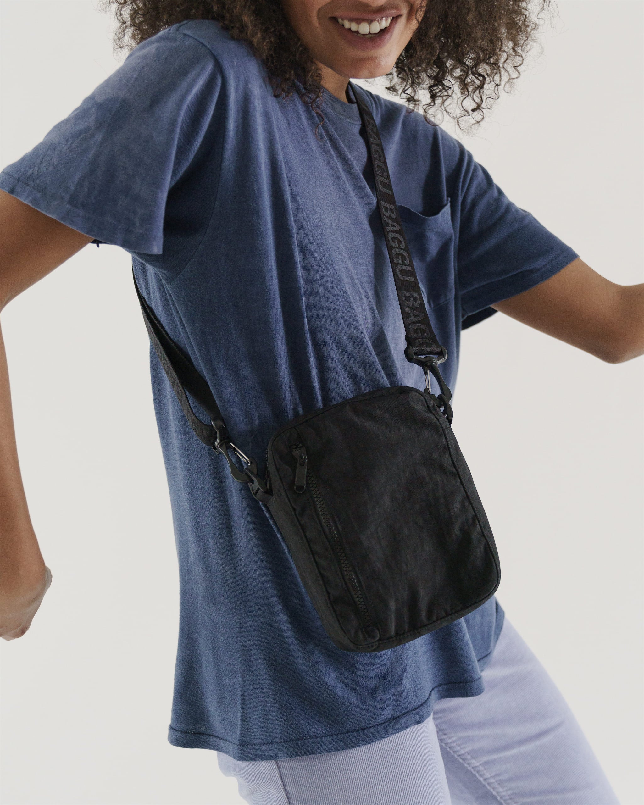 Black Sport Crossbody Bag