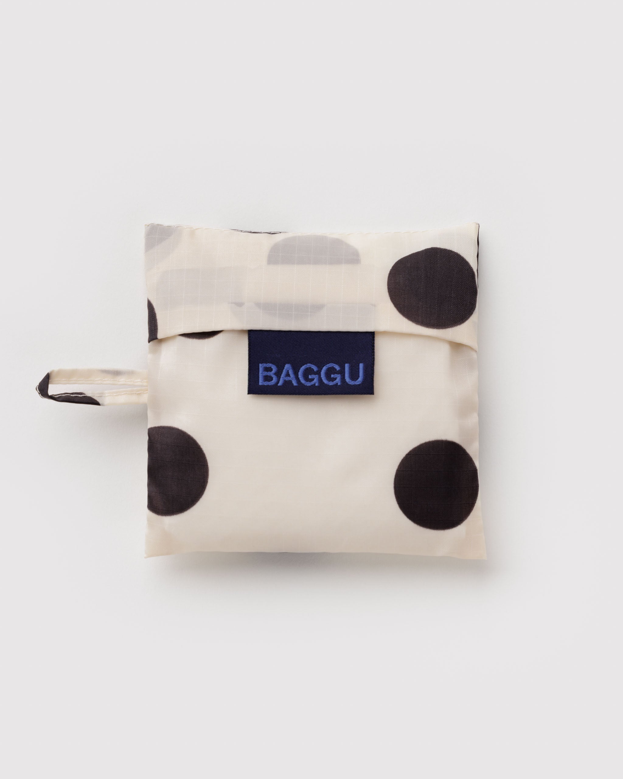 Cream and Black Polka Dot Baby BAGGU