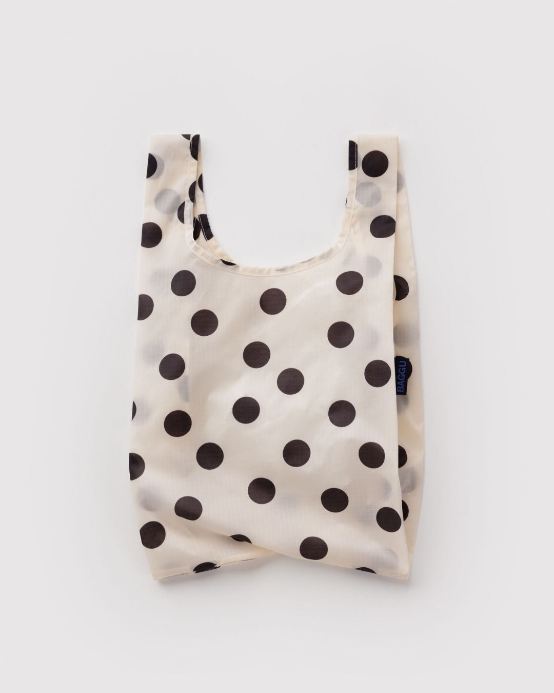 Cream and Black Polka Dot Baby BAGGU
