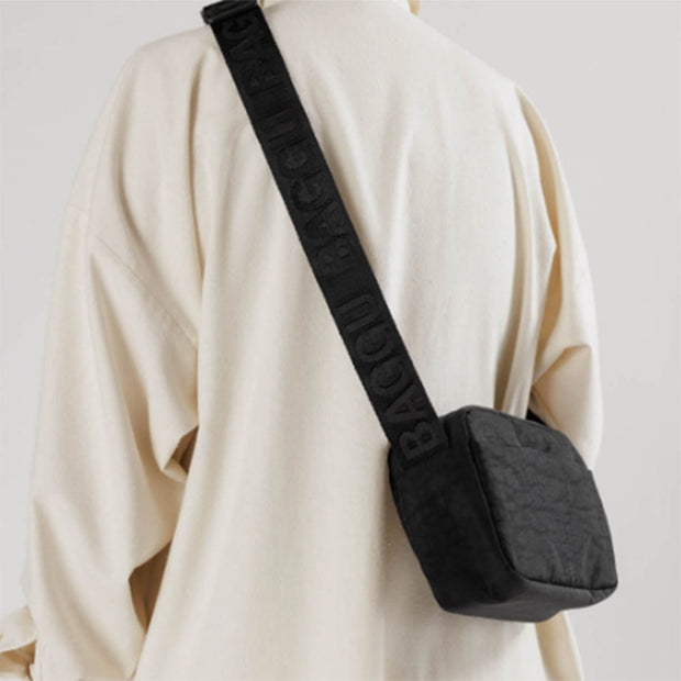 Black | Camera Crossbody Bag | Baggu