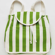 Green Awning | Drawstring Backpack | Baggu