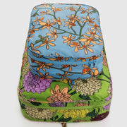 A set of Baggu large packing cubes in the Garden Flowers design including Orchid and Dahlia shown stacked
