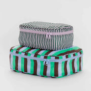 Vacation Stripe Mix | Packing Cube Set | Baggu