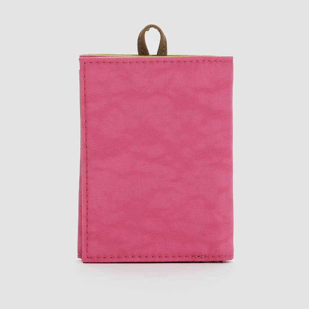 A closed Azalea Pink Mix wallet