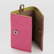 An open Azalea Pink Mix wallet