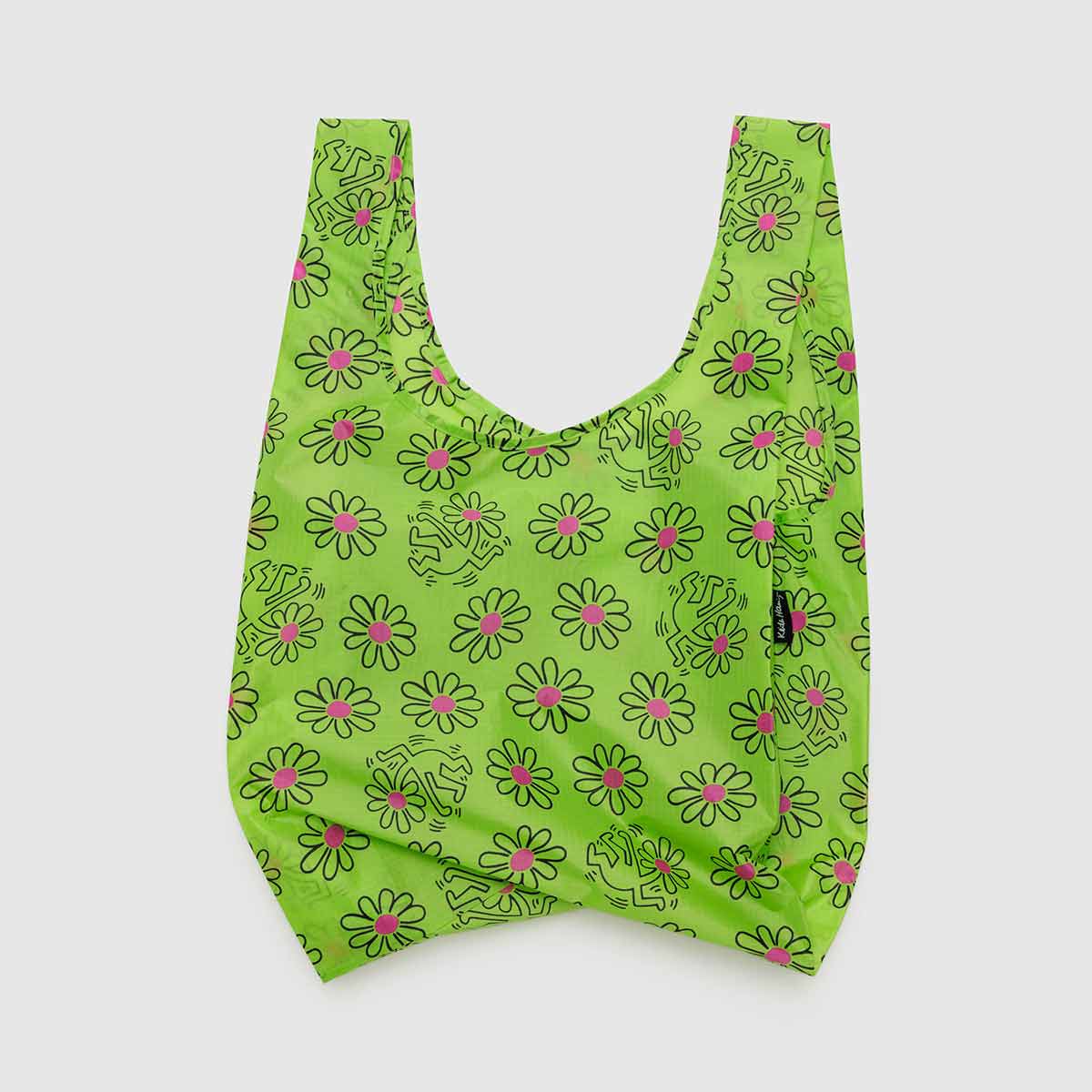 BAGGU | Keith Haring Standard BAGGU Set of 3 | Shopping Tote Bag
