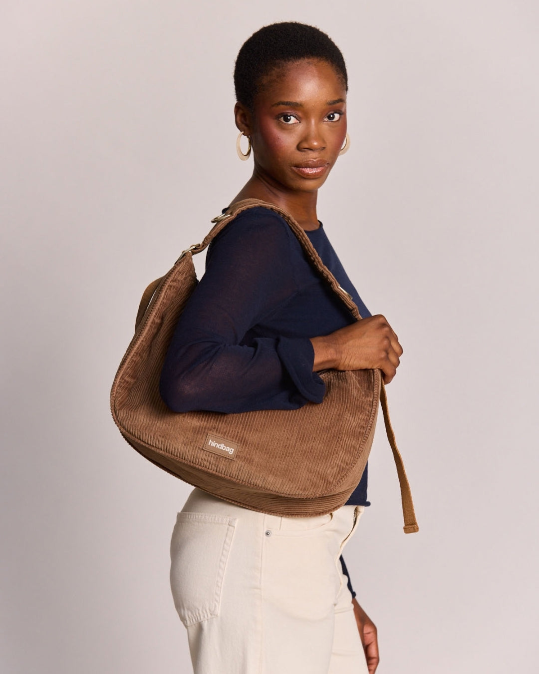 Macchiato Corduroy Bianca Hobo Bag hindbag