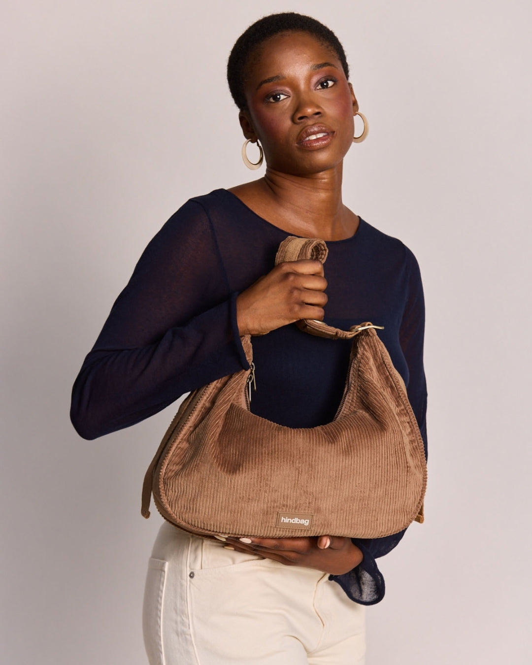 Macchiato Corduroy Bianca Hobo Bag hindbag