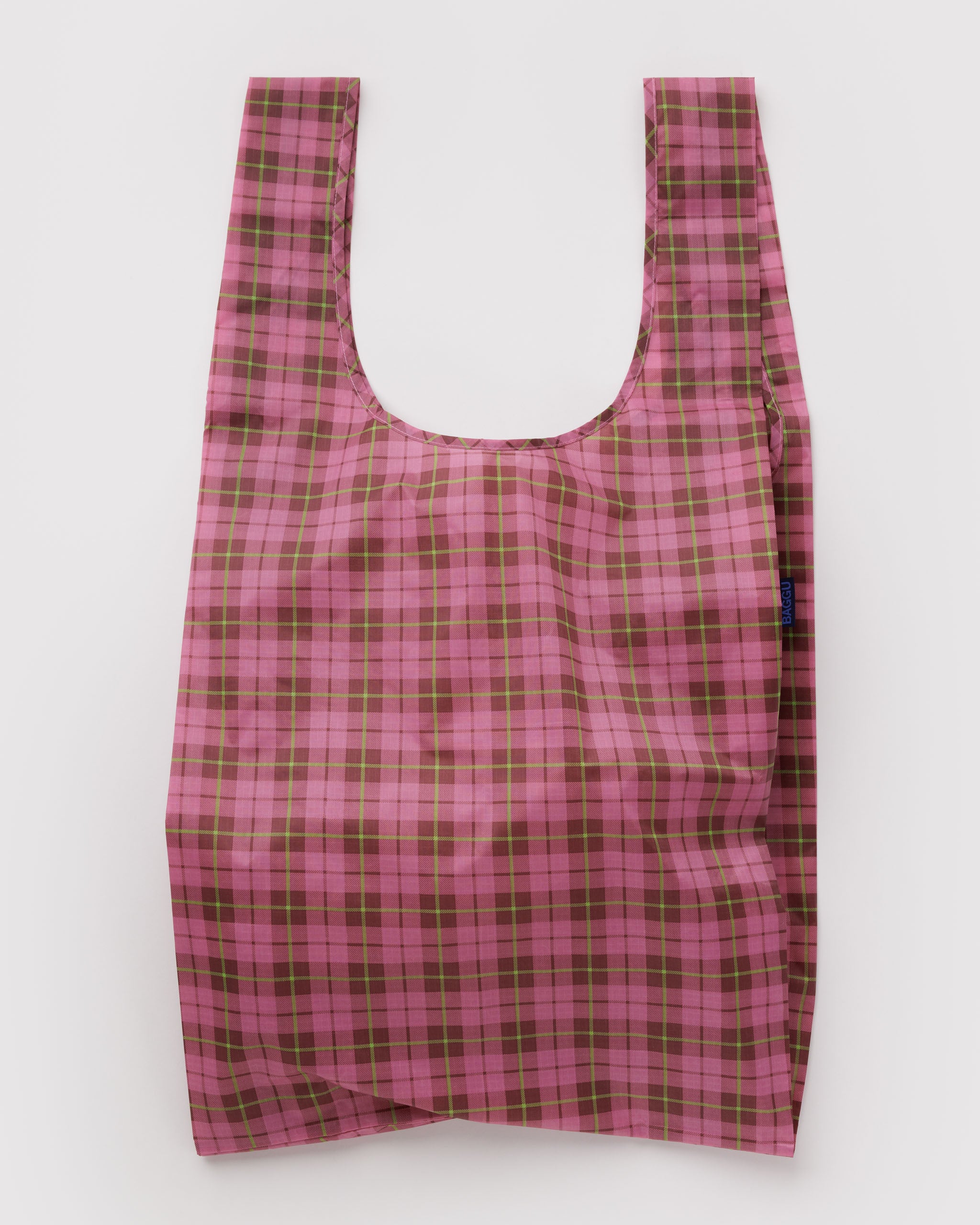 Azalea Pink Tartan Big BAGGU