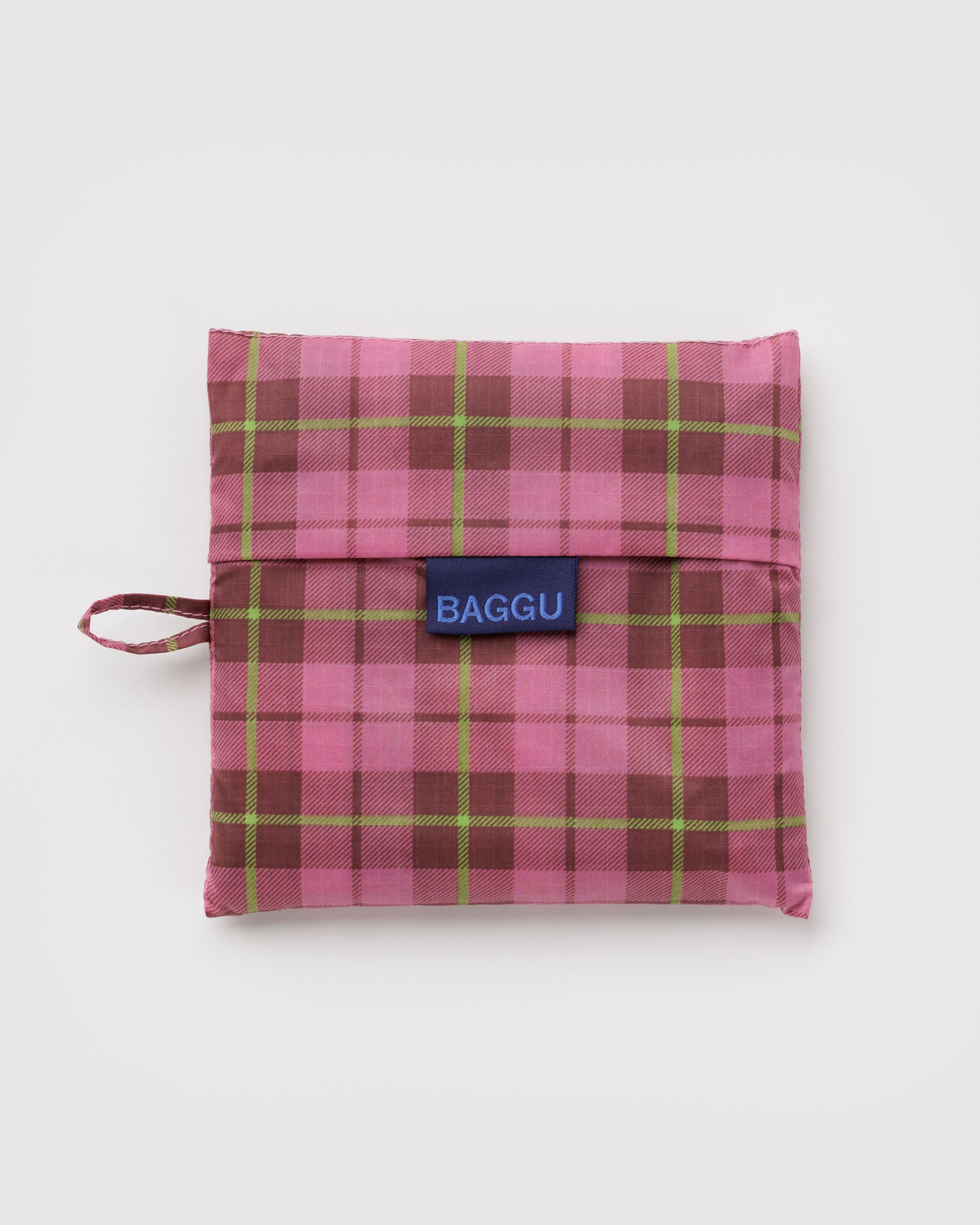 Azalea Pink Tartan Big BAGGU