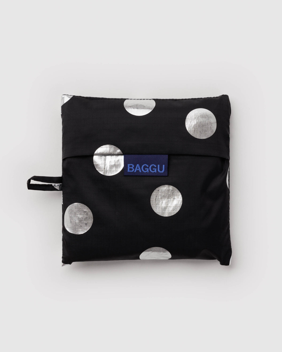 Silver Metallic Polka Dot Big BAGGU | BAGGU | Big BAGGU