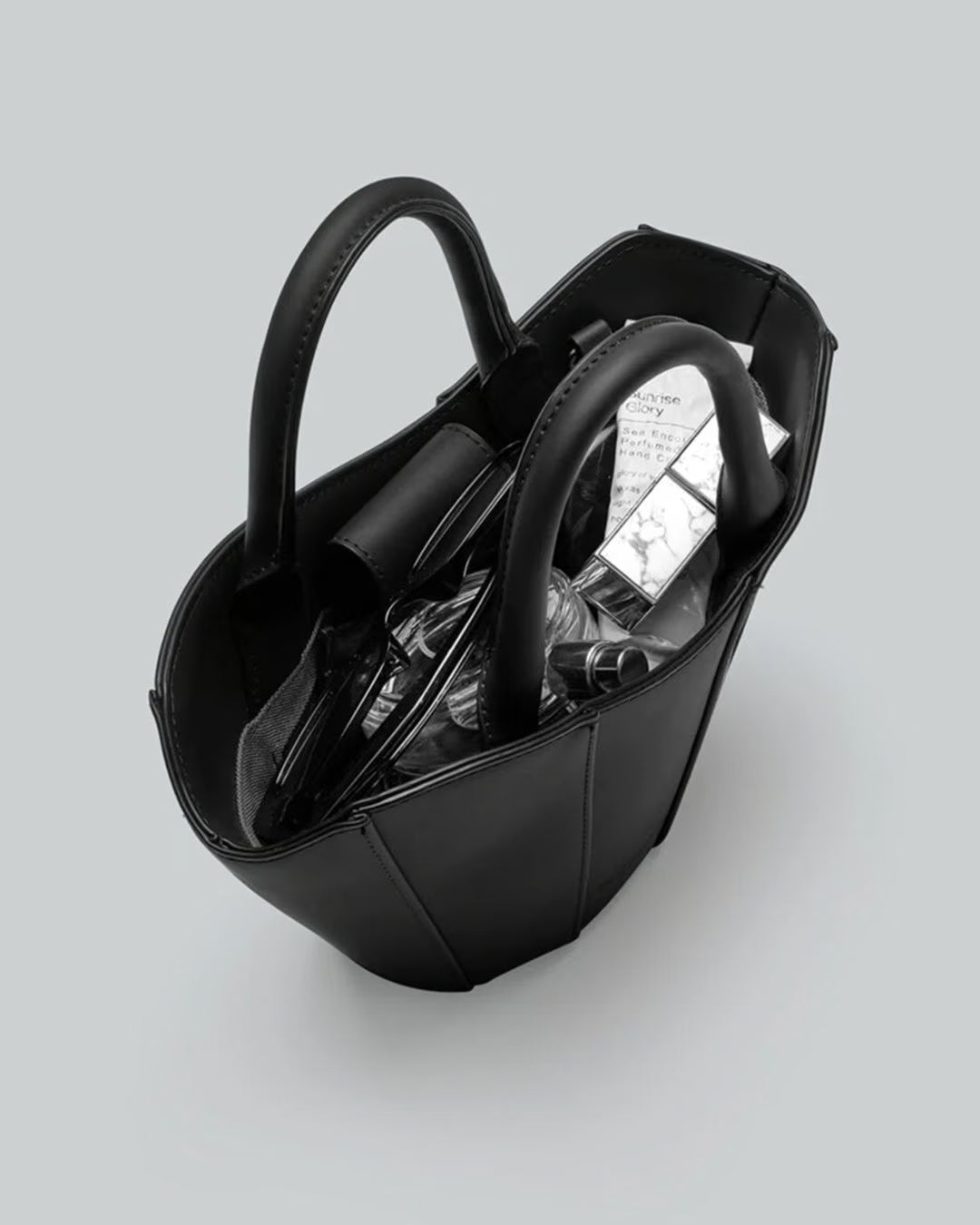 Black Josefine Mini Waterproof Tote Bag Gaston Luga