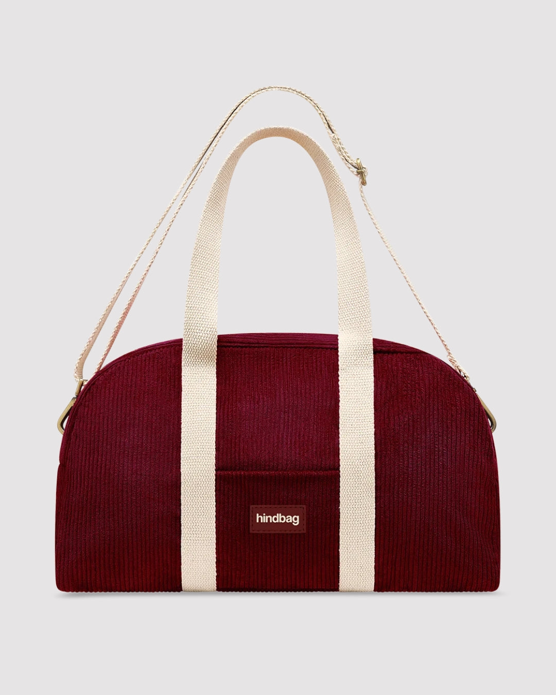 Burgundy Corduroy Charlie Weekender Bag hindbag