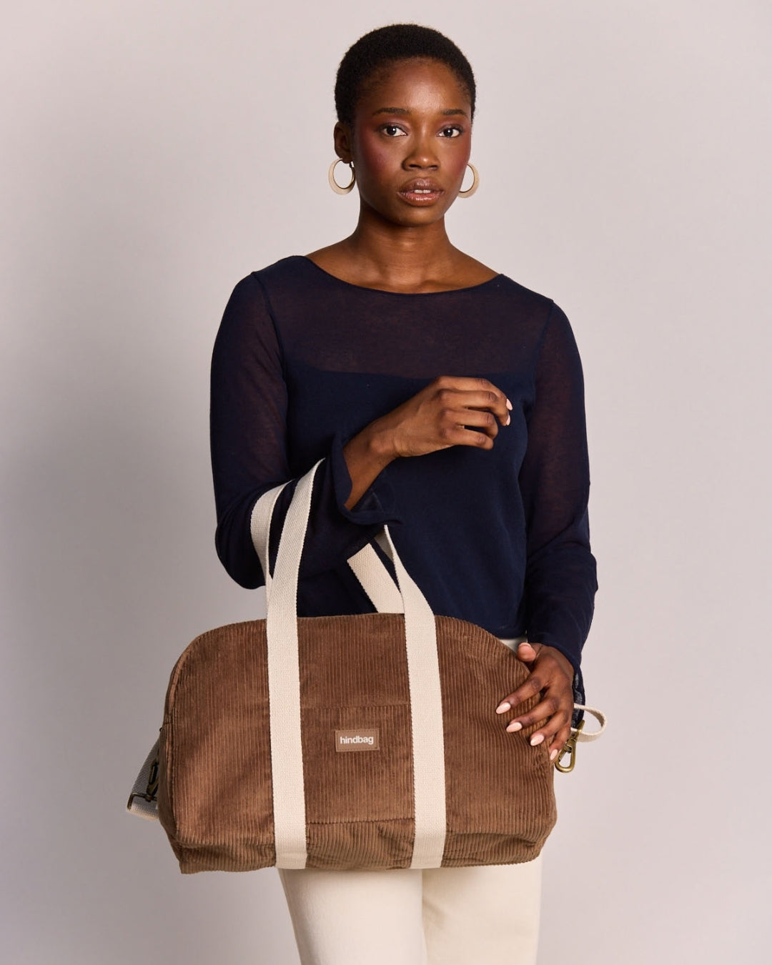 Macchiato Corduroy Charlie Weekender Bag hindbag