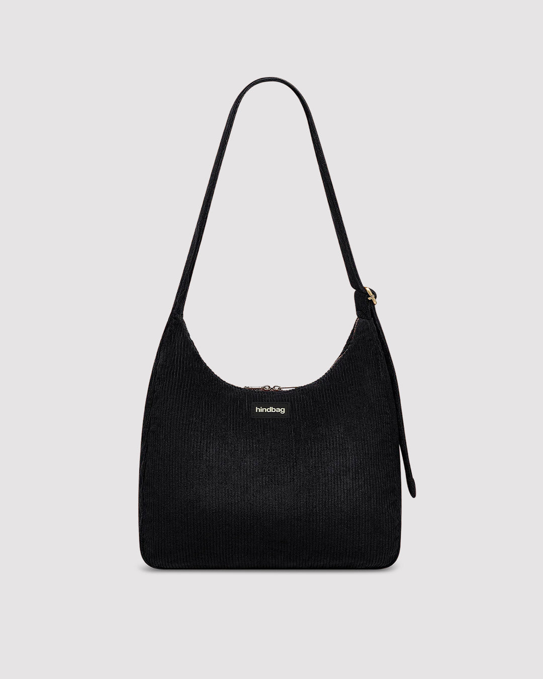 Black Corduroy Claire Hobo Bag hindbag