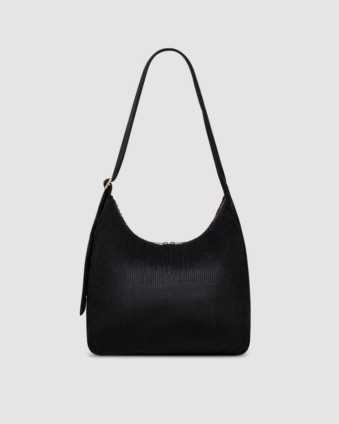 Black Corduroy Claire Hobo Bag hindbag