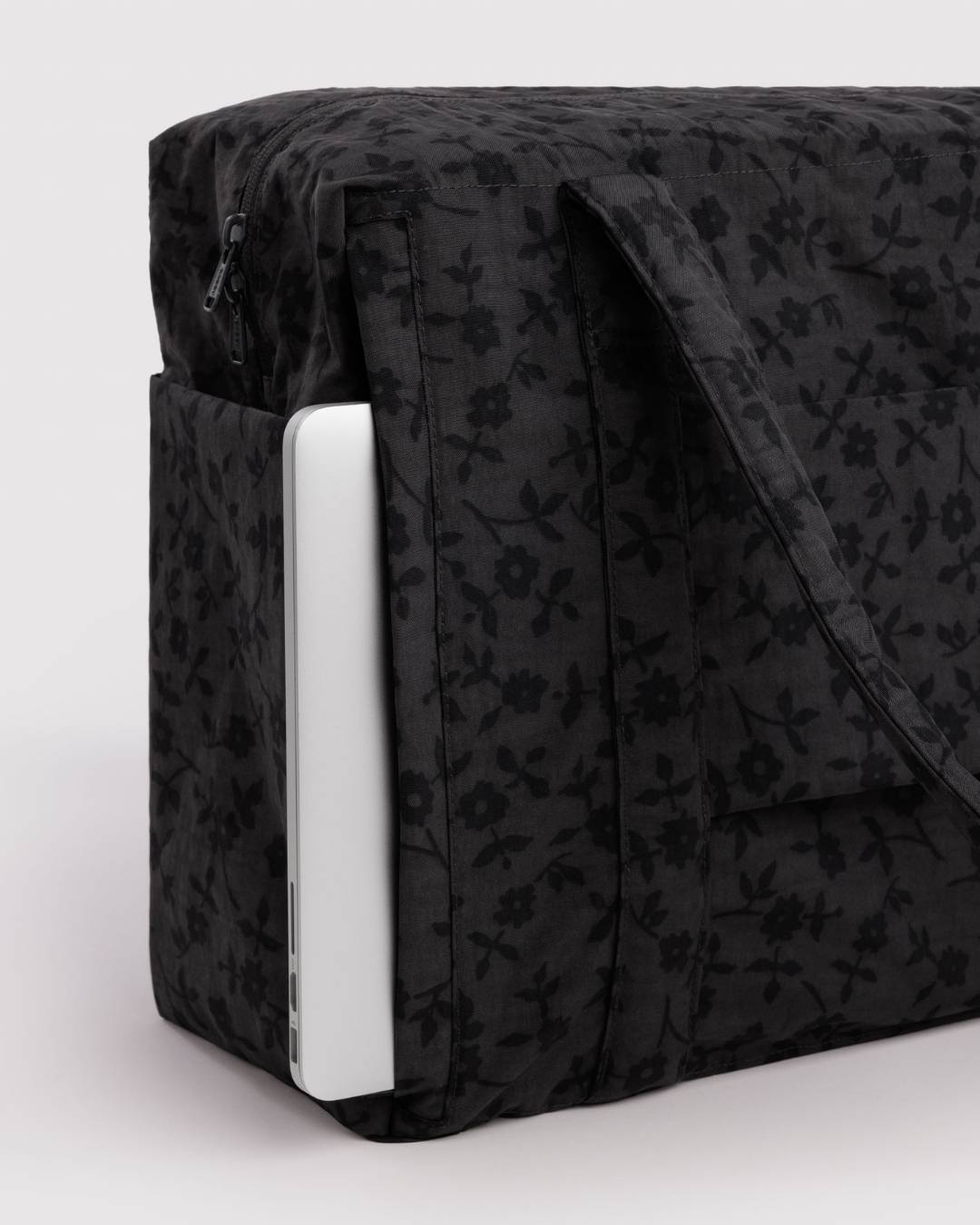 Charcoal Ditsy Floral Cloud Carry-On