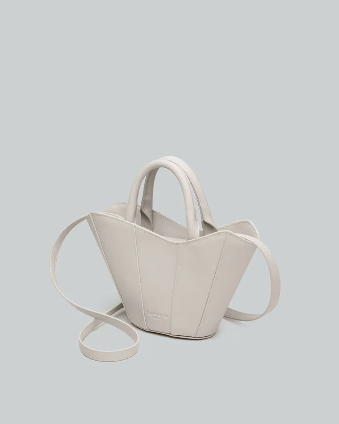 Cloud Cream Josefine Mini Waterproof Tote Bag Gaston Luga