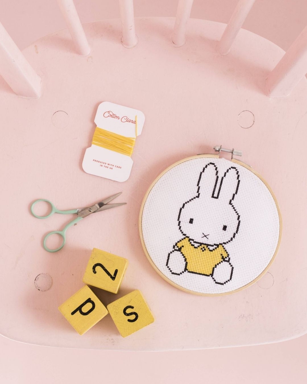 Cotton Clara yellow Miffy.