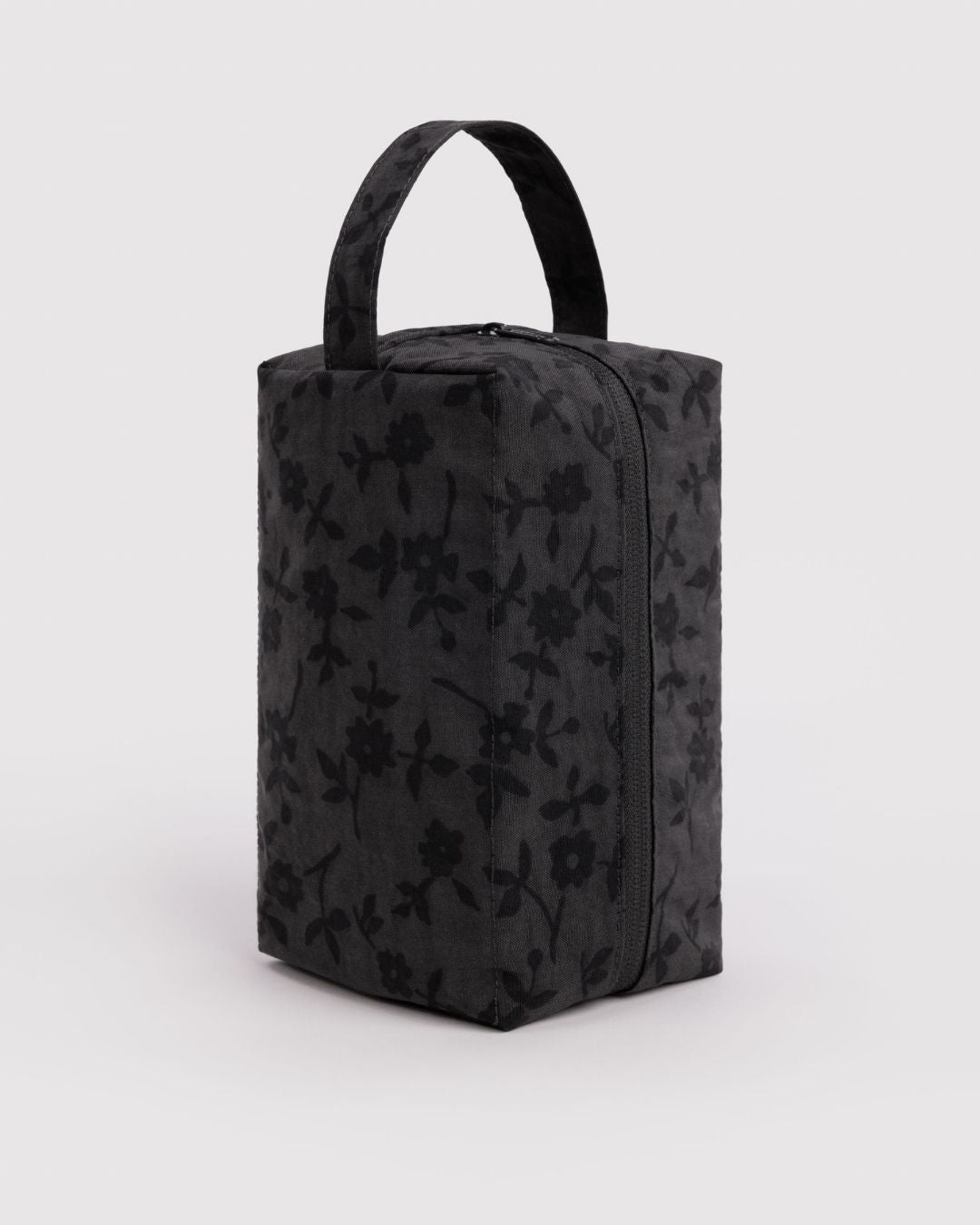 Charcoal Ditsy Floral Dopp Kit
