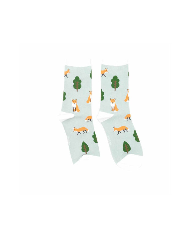 Fox in the Woods (Various Colours) | Women's Socks | Miss Sparrow