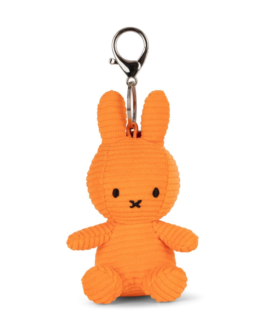 Miffy Keyring / Bag Charm in Orange Corduroy