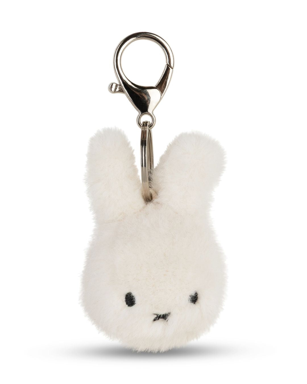Miffy ECO Fuzzy Keyring/ Bag Charm in Off White