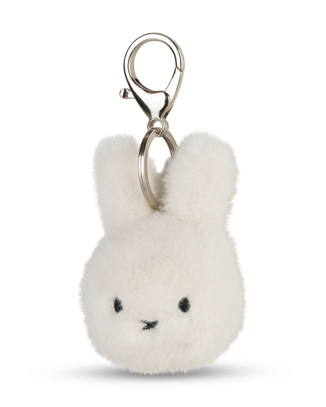 Miffy ECO Fuzzy Keyring/ Bag Charm in Off White