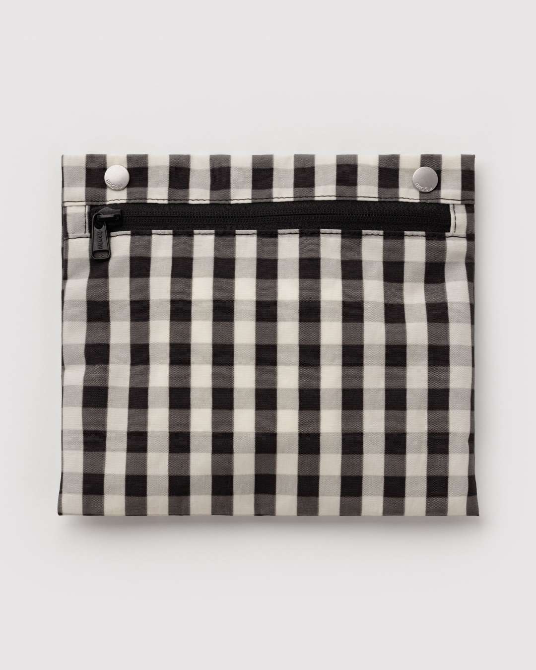 Black and Cream Gingham Everyday Cloud Bag BAGGU