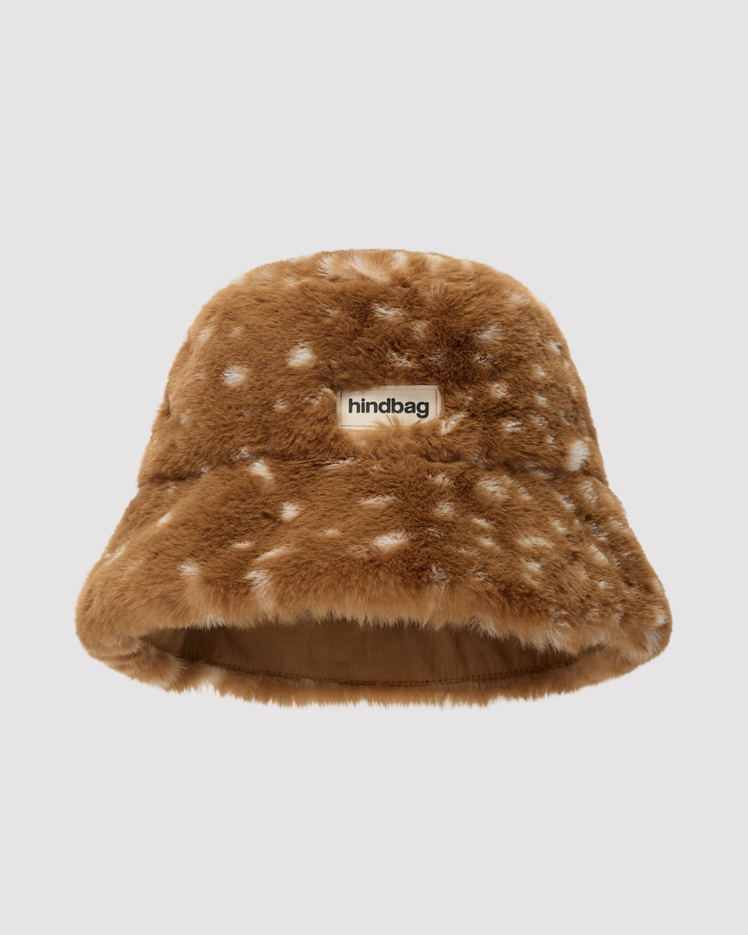 Fawn Faux Fur Bob Bucket Hat by hindbag