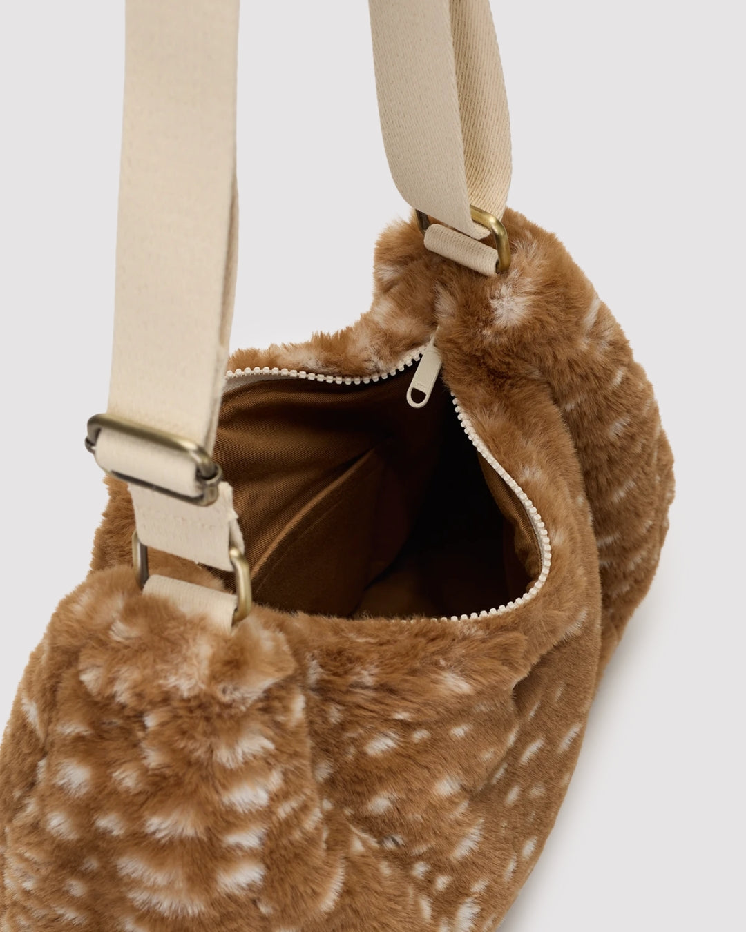 Fawn Faux Fur Rosa Shoulder Bag by hindbag