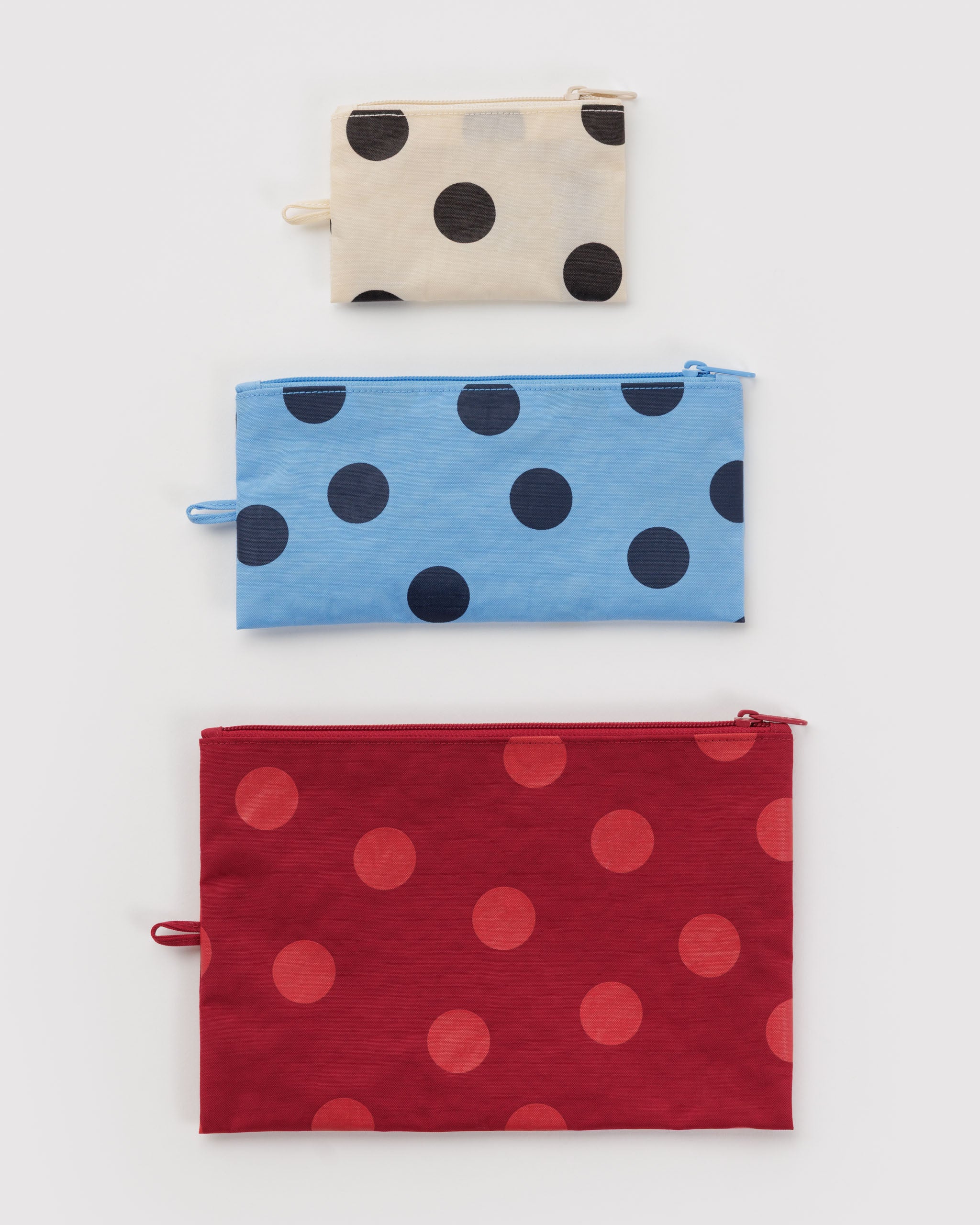 Polka Dot Mix Flat Pouch Set
