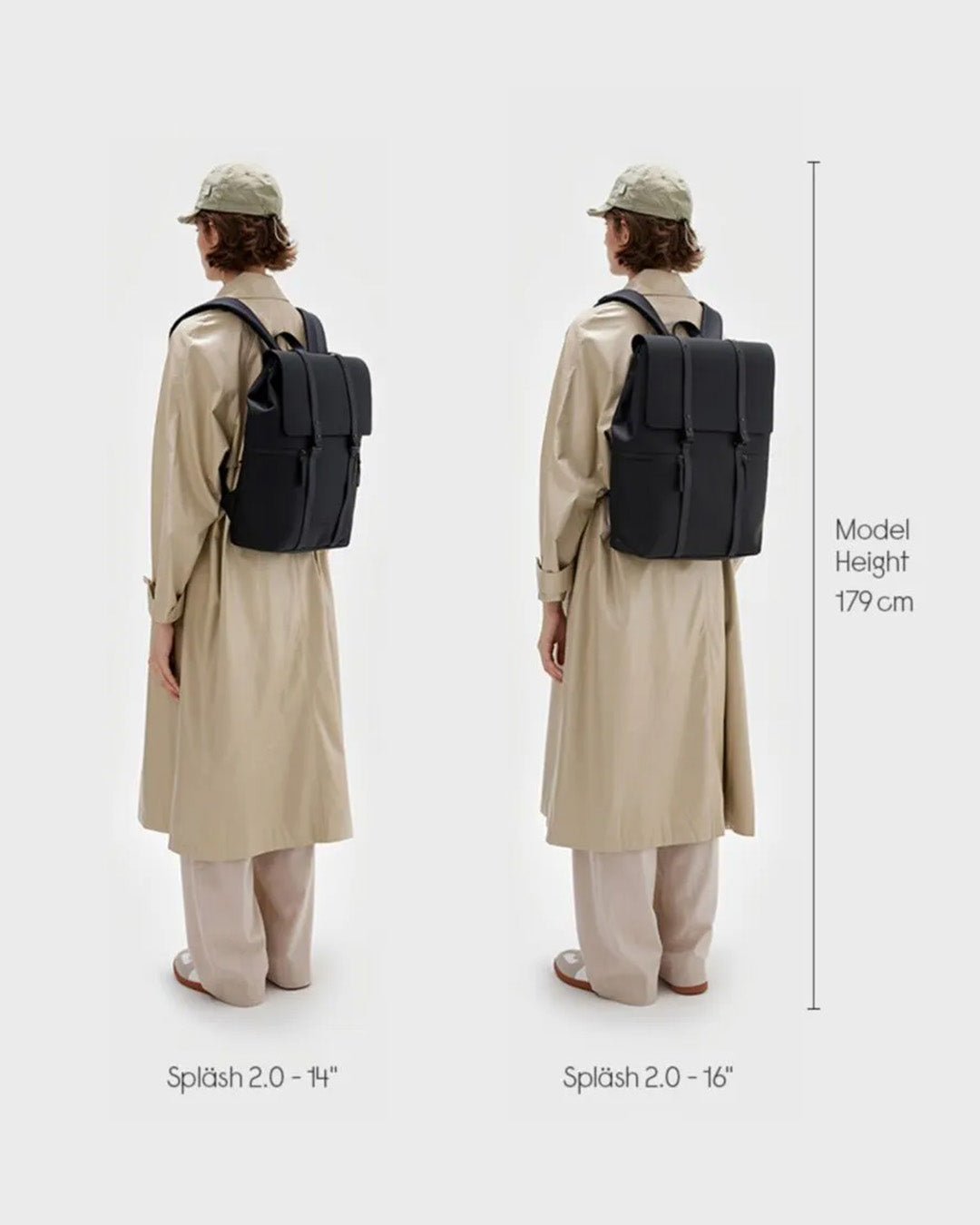 Black Spläsh 2.0 Waterproof 14" Backpack Gaston Luga