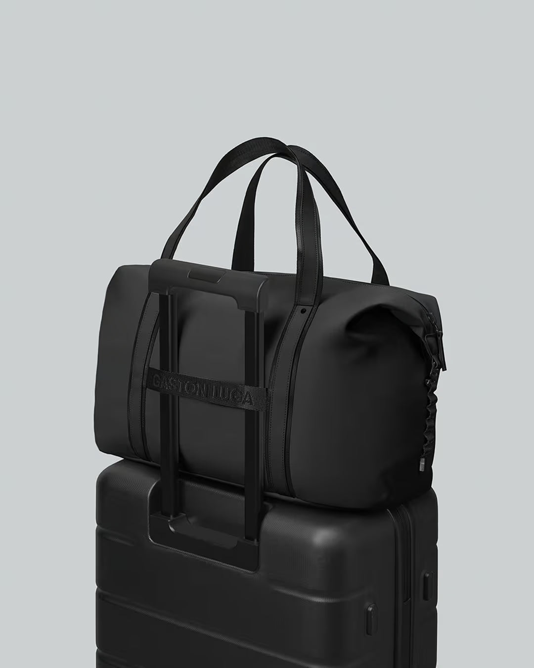 Black Medium Däsh Weekender 2.0 Waterproof Bag Gaston Luga