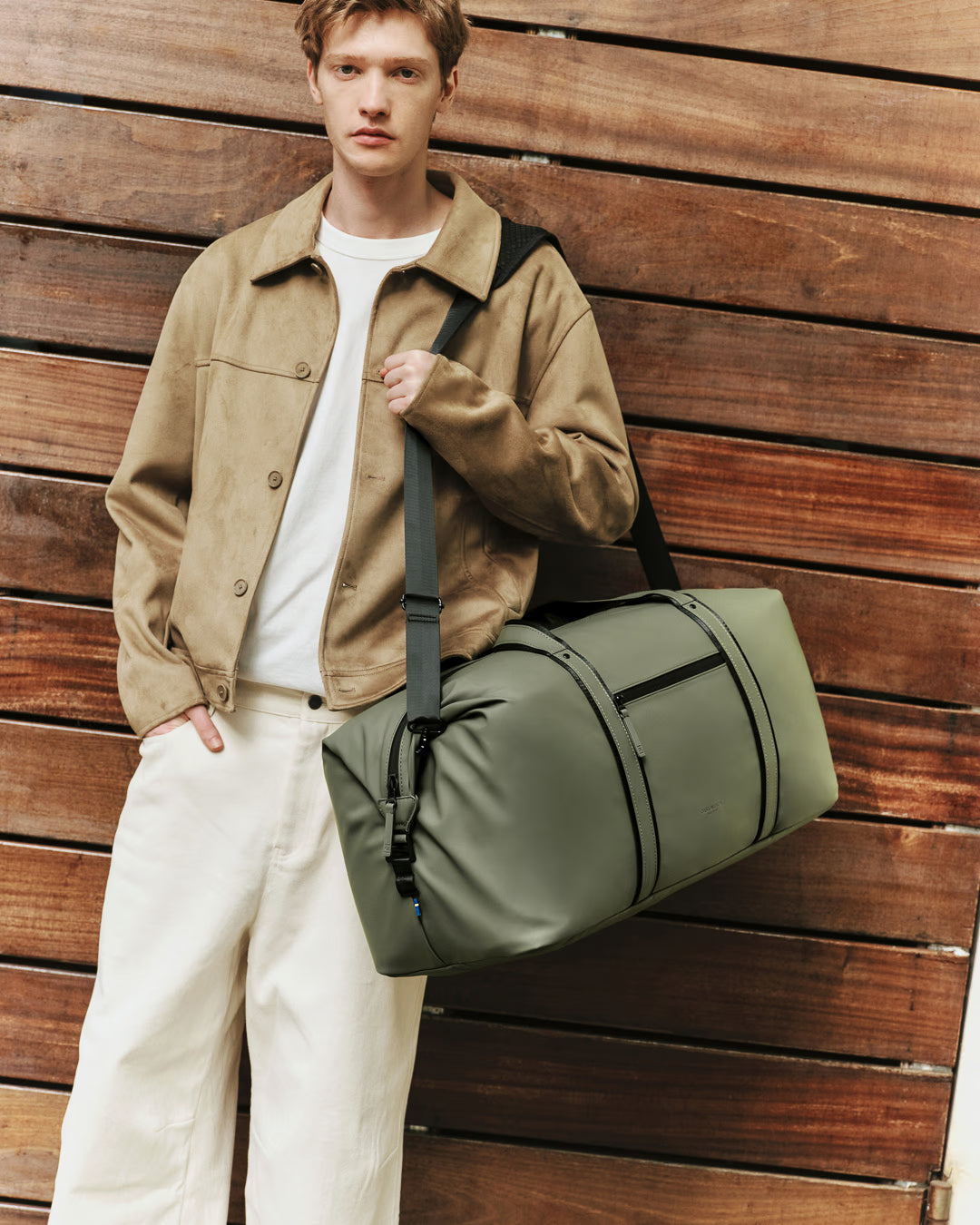 Olive Large Däsh Weekender 2.0 Waterproof Bag Gaston Luga