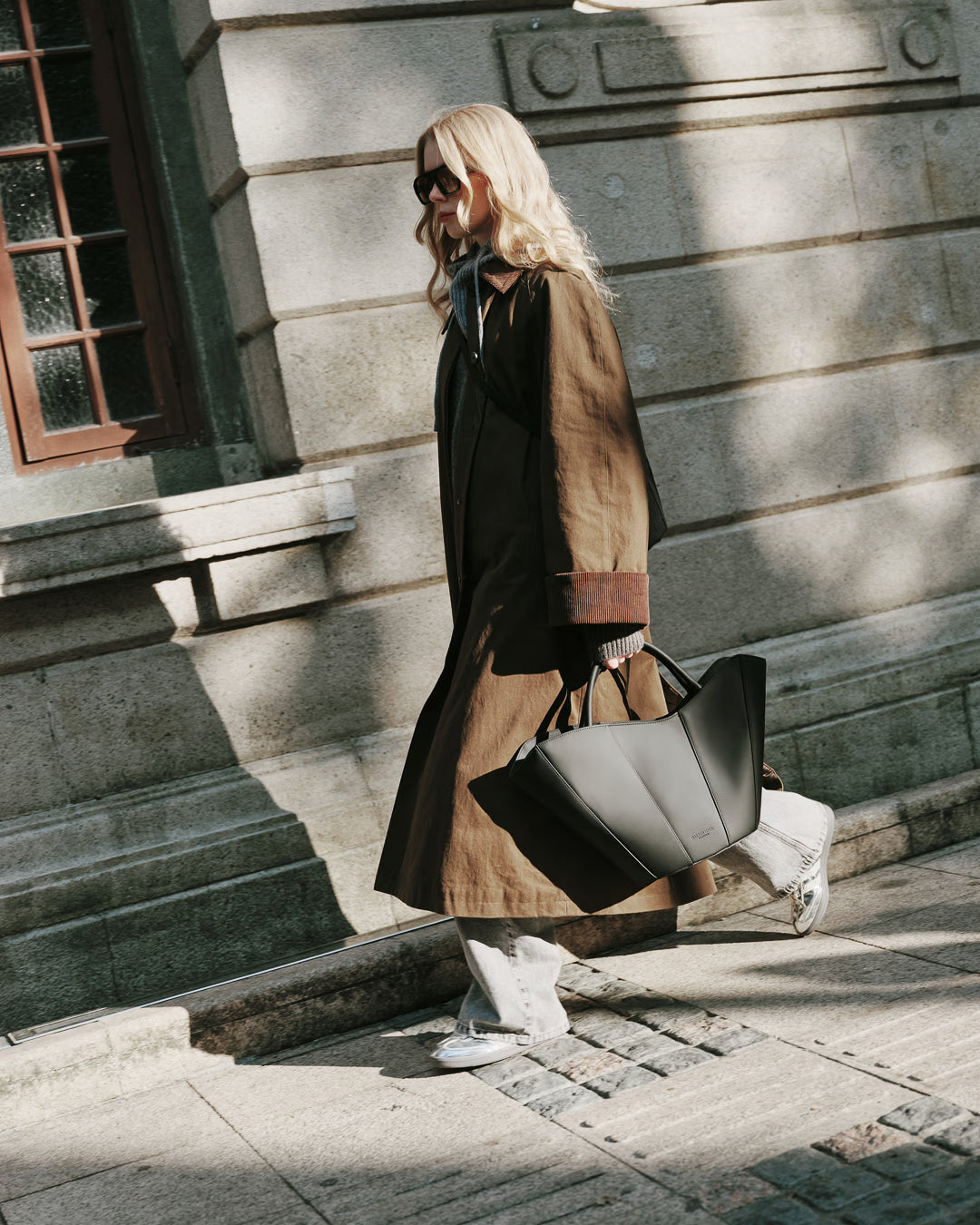 Black Josefine Waterproof Tote Bag Gaston Luga