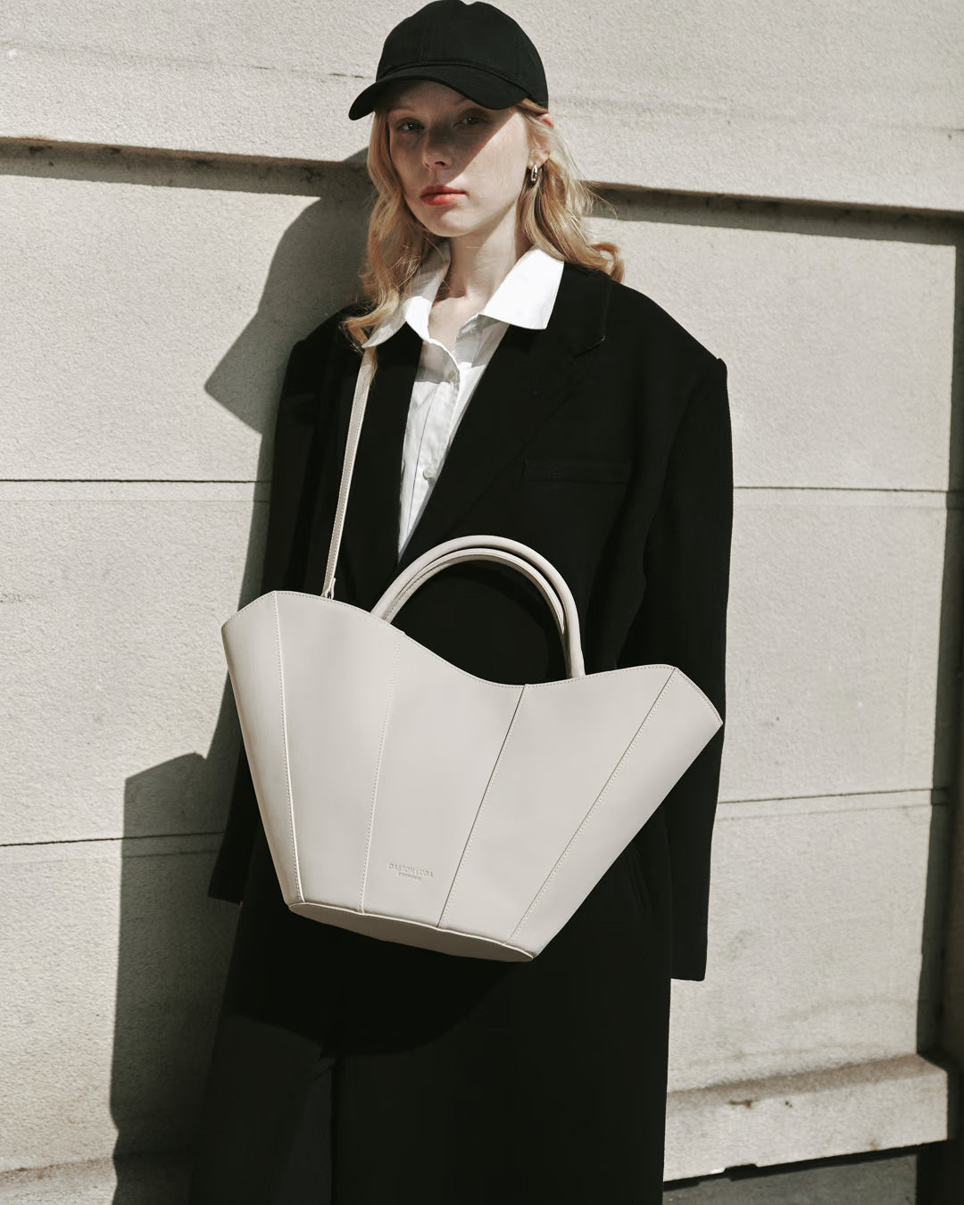 Cloud Cream Josefine Waterproof Tote Bag Gaston Luga