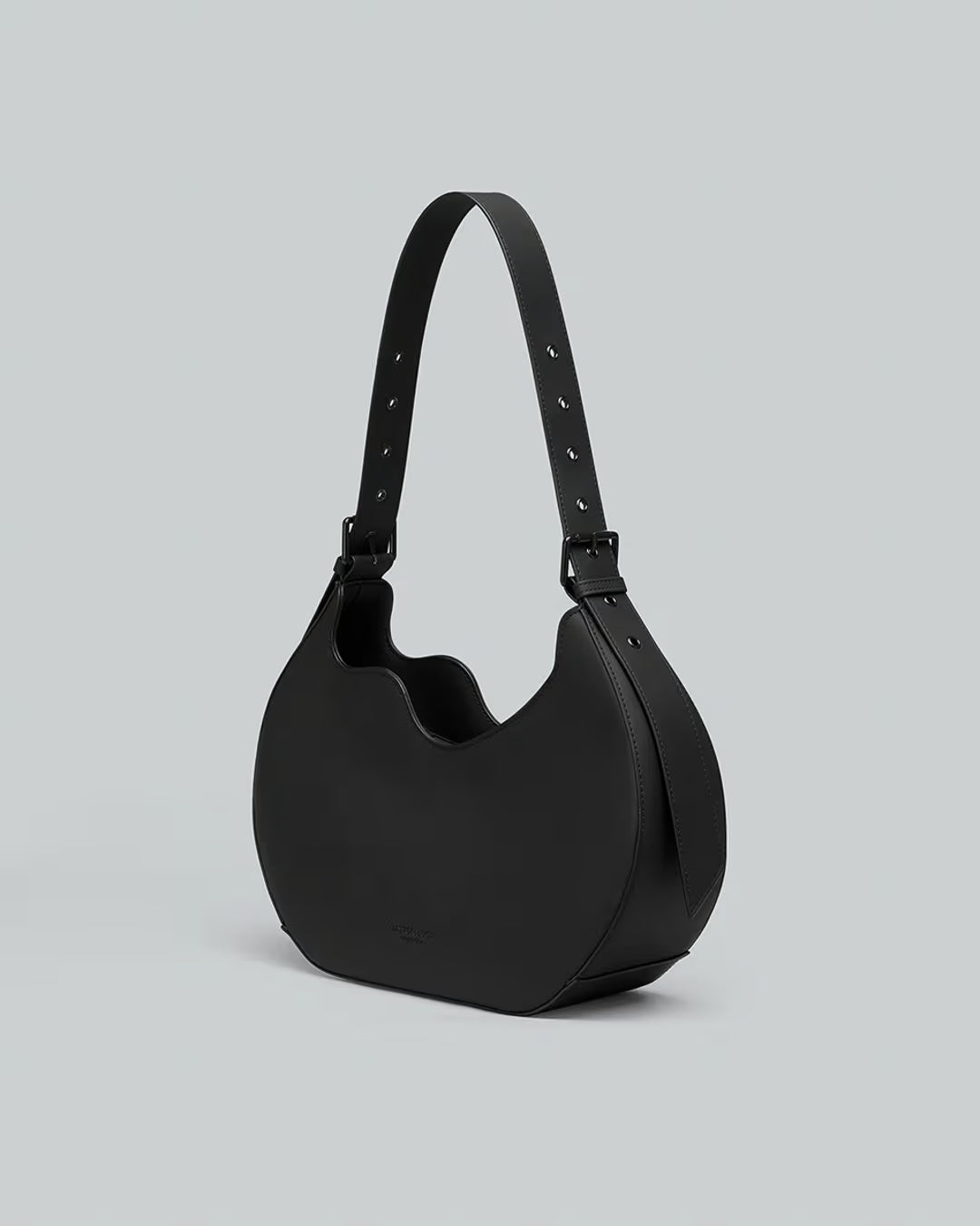 Black Mila Waterproof Shoulder Bag Gaston Luga