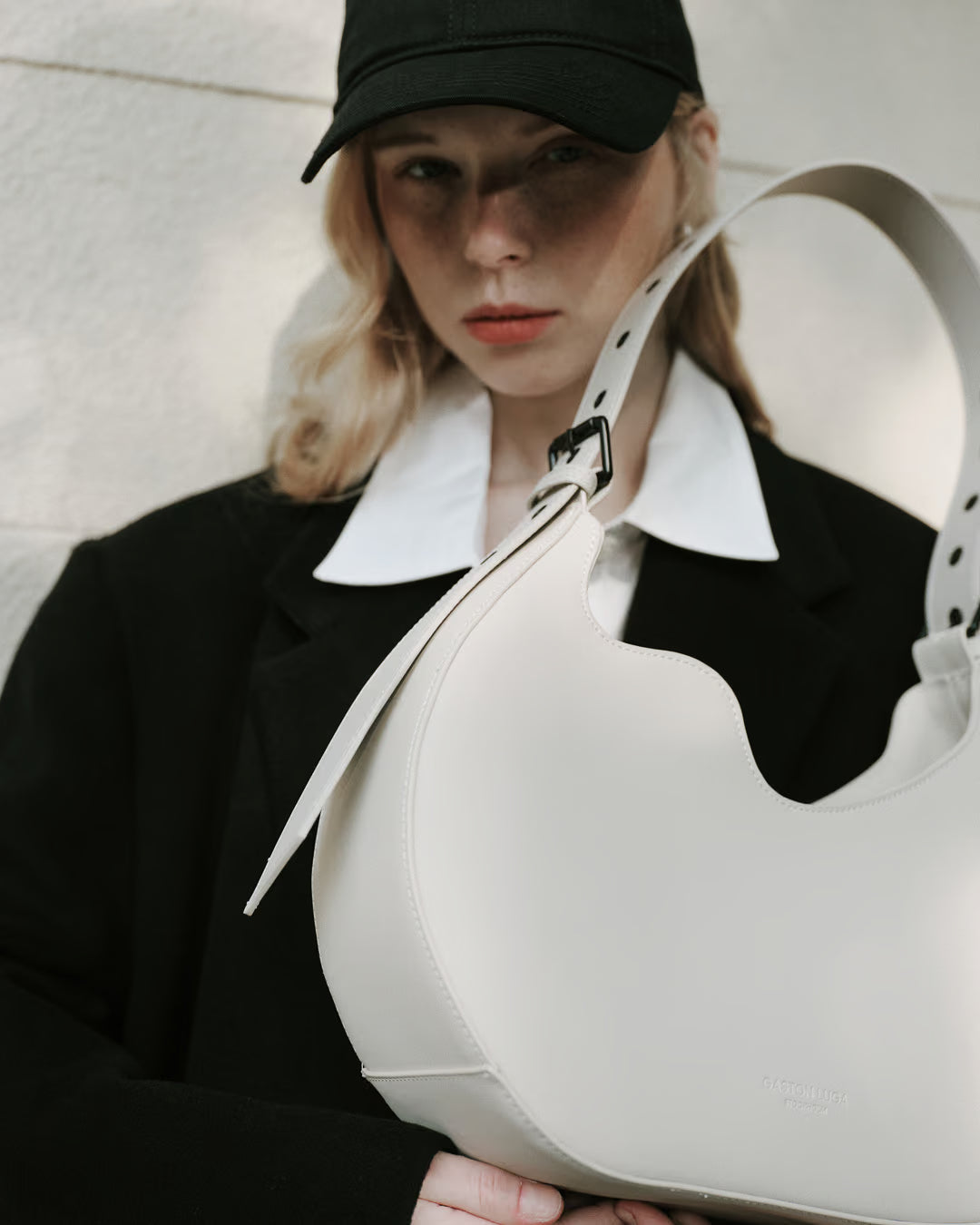 Cloud Cream Mila Waterproof Shoulder Bag Gaston Luga