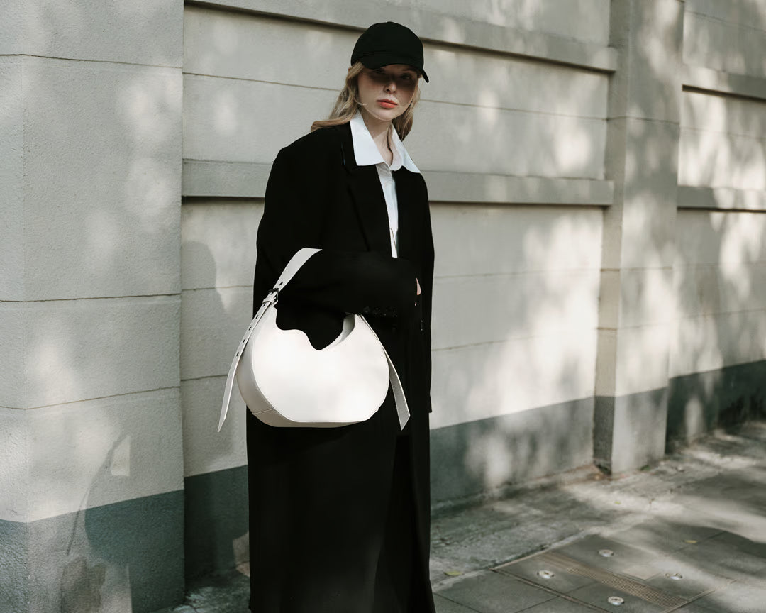 Cloud Cream Mila Waterproof Shoulder Bag Gaston Luga