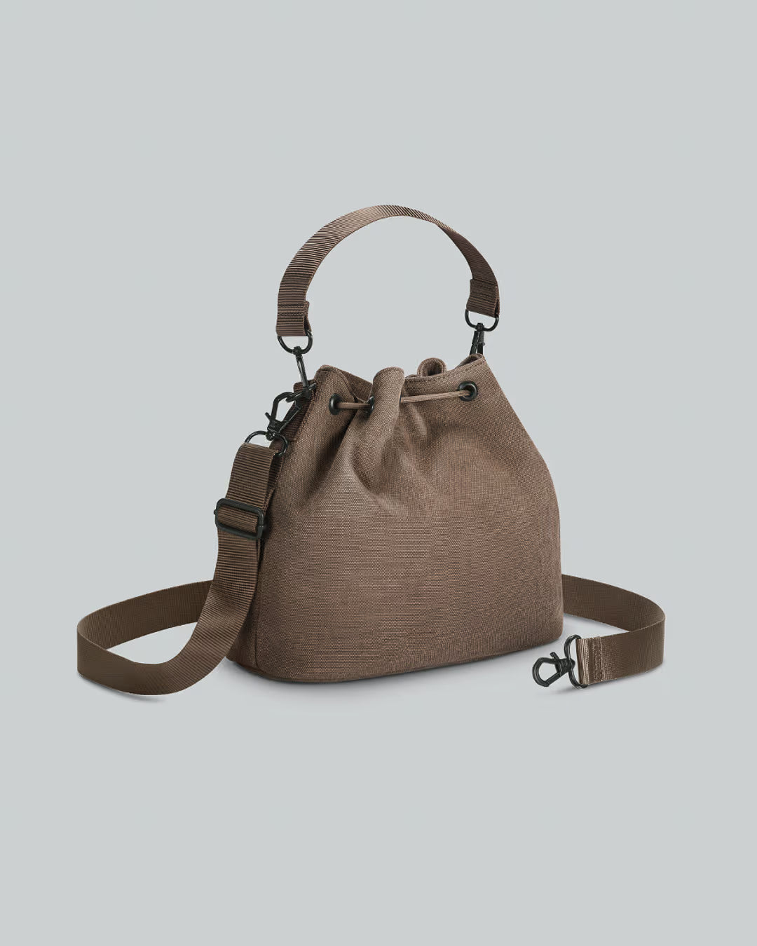 Weave Dusty Brown Spläsh Bucket Waterproof Crossbody Bag Gaston Luga