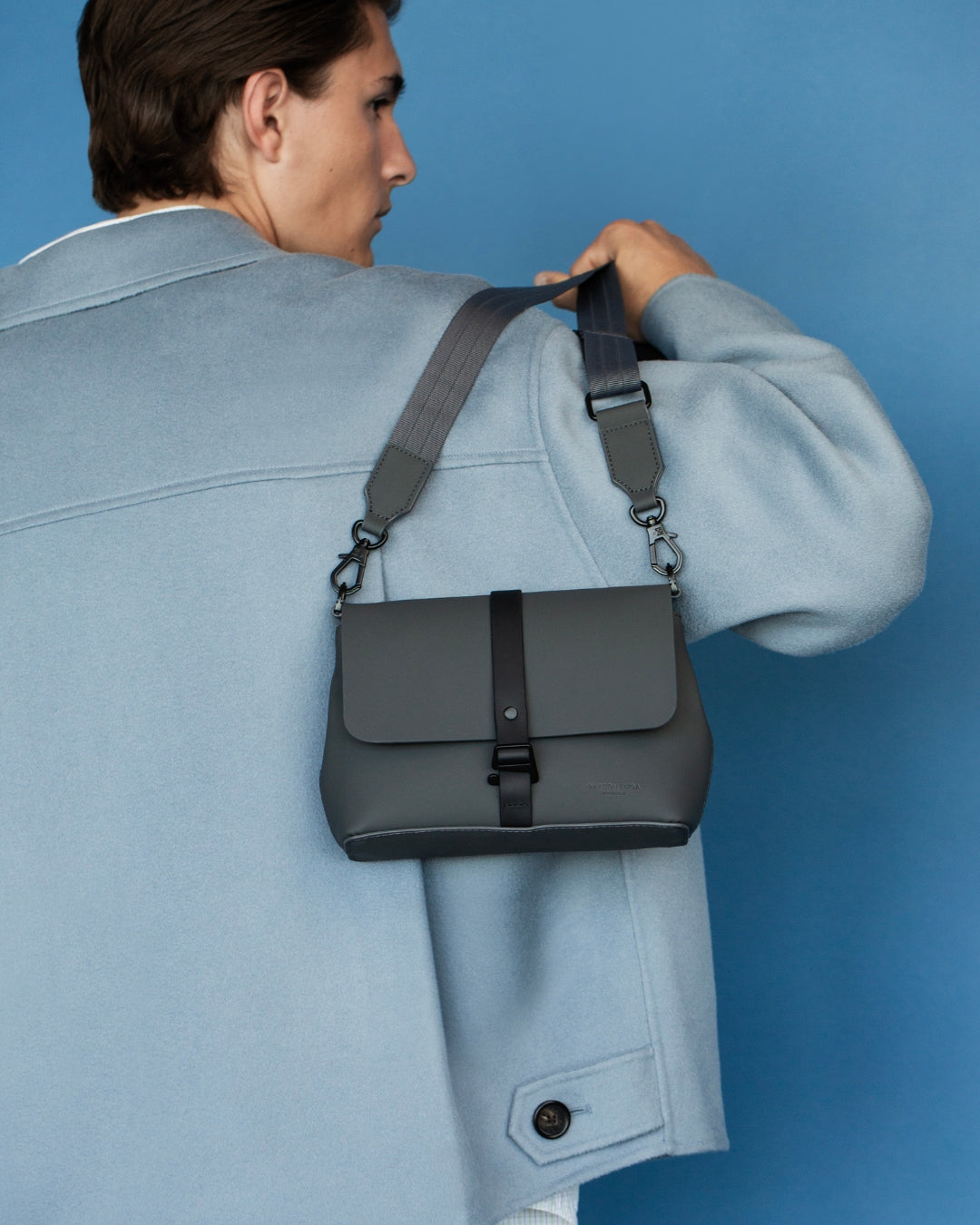Black Spläsh Crossbody Bag Gaston Luga