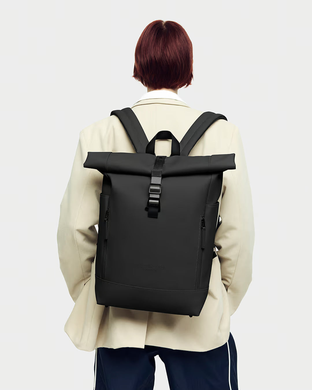 Black Spläsh Rolltop 14" Waterproof Backpack Gaston Luga